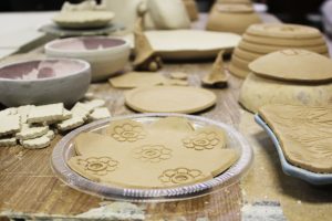 Greenware plate drying