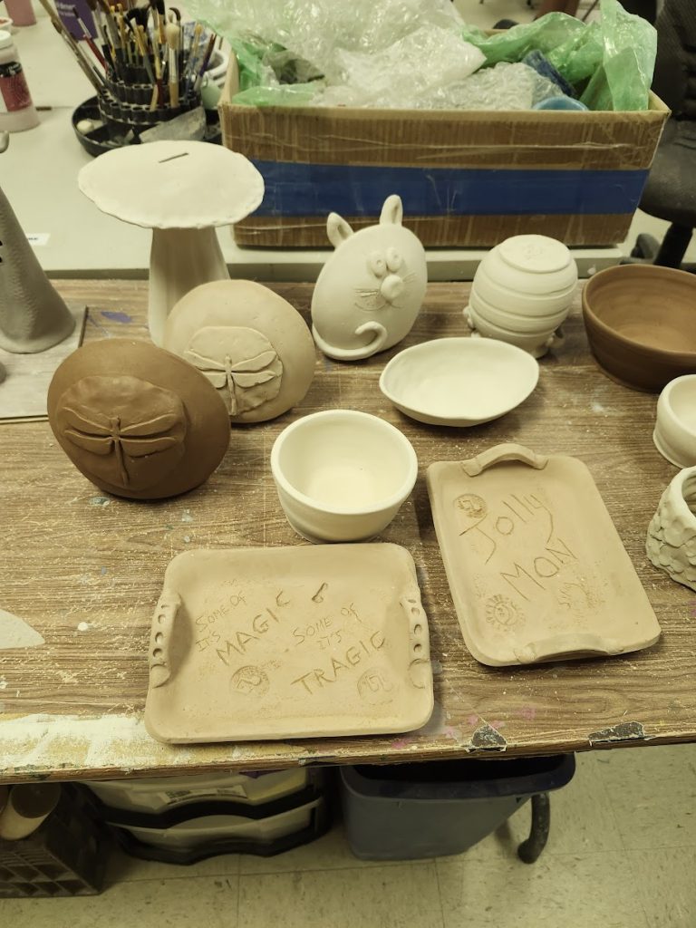 A sample of pottery.